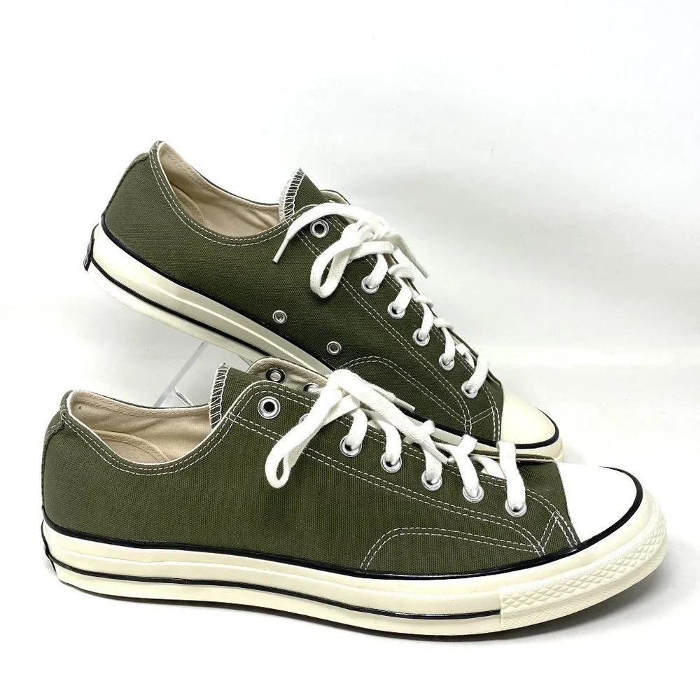 Converse Chuck 70 OX Field Surplus Black Green Low Top Shoes Mens Canvas 162060C